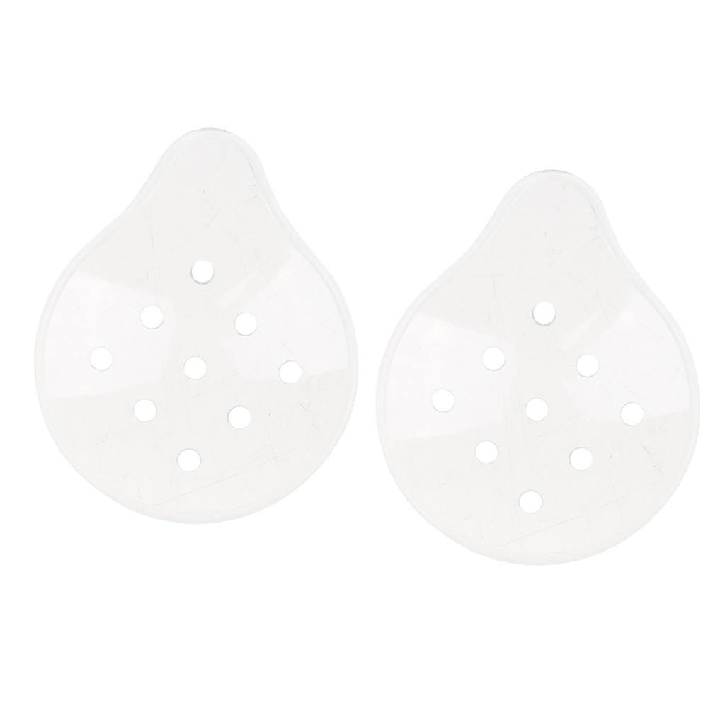 2pcs Plastic Ventilated Eye Care Eye Shield w/ Holes No Cloth Cover 9 Holes