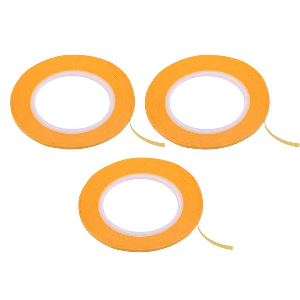 3 Roll Painting Model Mask Tape DIY Spraying Painting Model Craft Tools 2mm