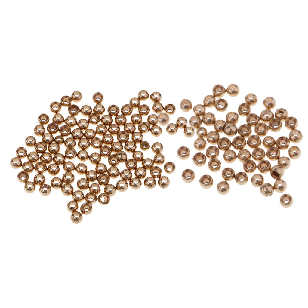 150pcs Fly Tying Beads Assortment Hook Nymph Belly Eyes Head Ball Bead