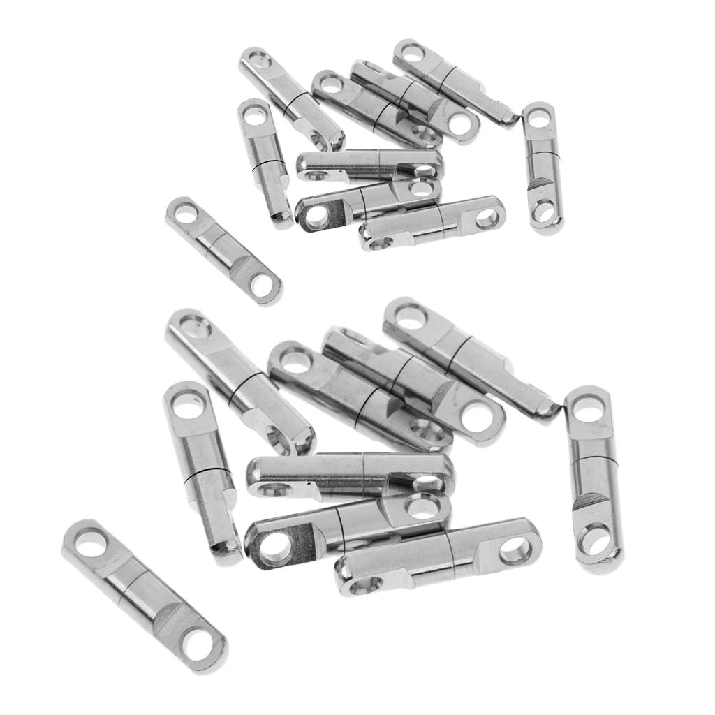 20pcs Metal Fishing Ball Bearing Swivels Heavy Duty Fishing Swivels