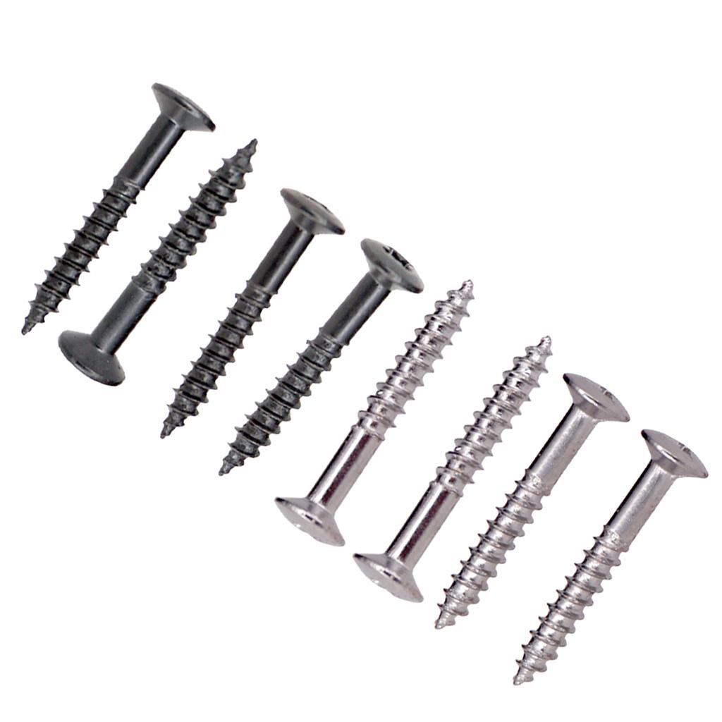 80 Pieces Electric Guitar Humbucker Pickup Ring Frame Mounting Screws