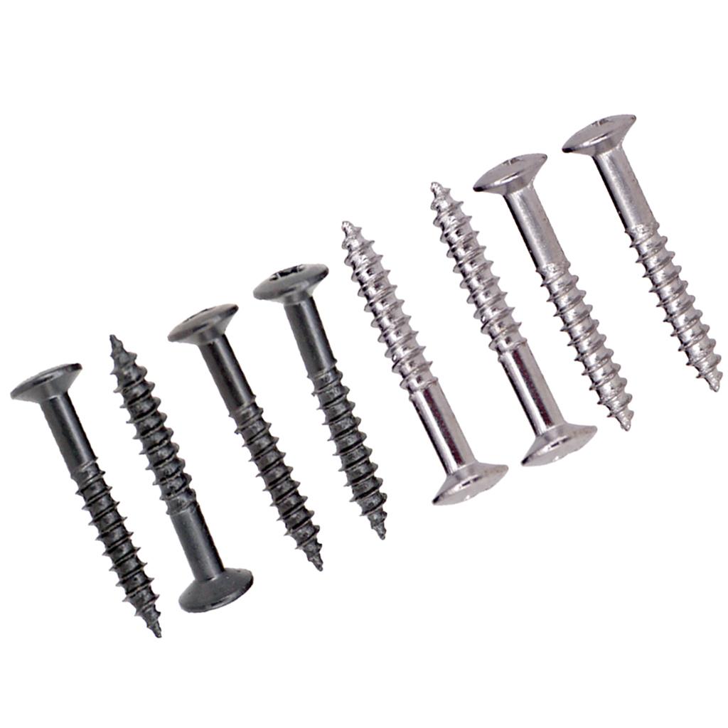 80 Pieces Electric Guitar Humbucker Pickup Ring Frame Mounting Screws