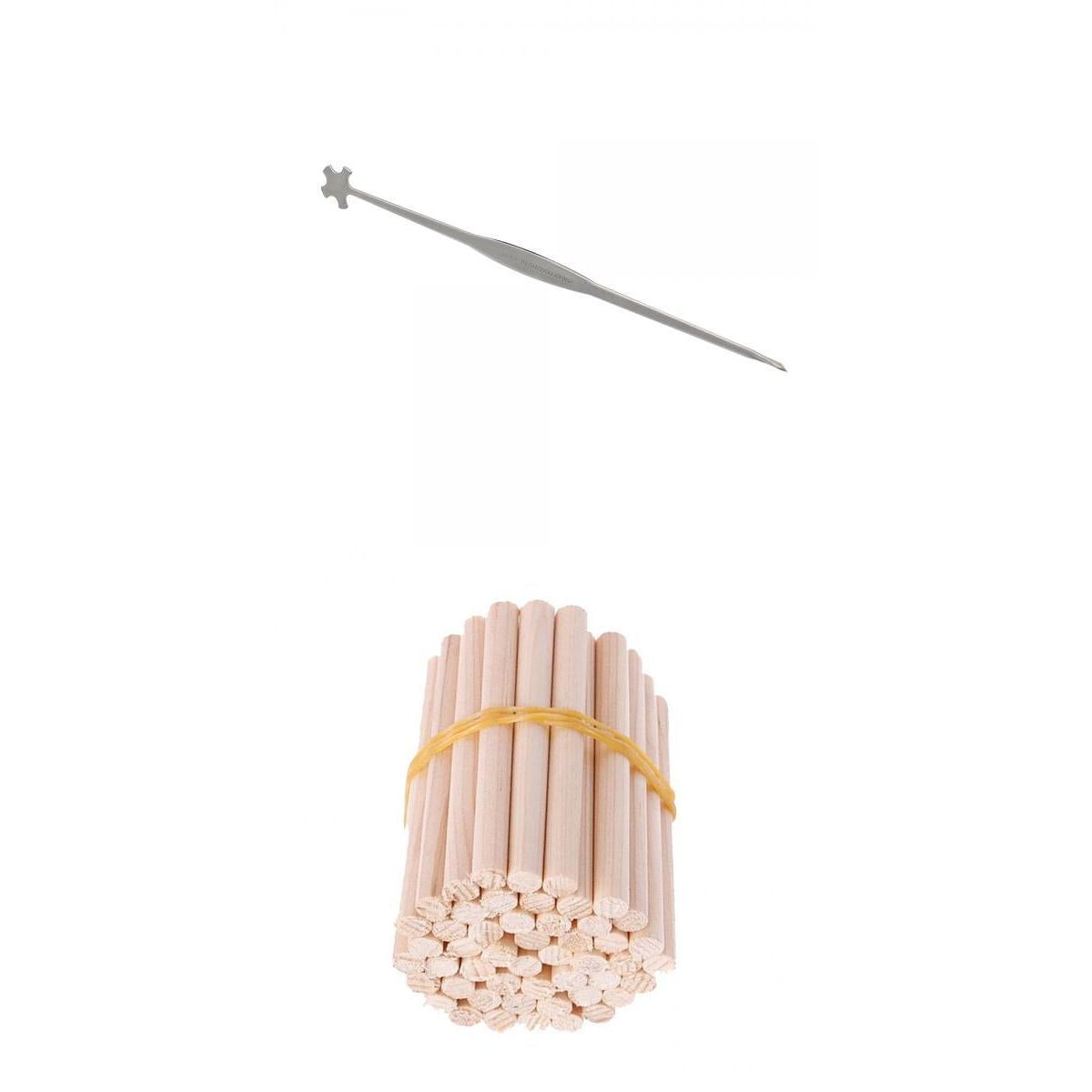 50 Pieces Spruce Violin Sound Post with Soundpost Mount Tool