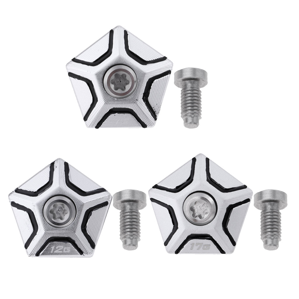 3 Pieces Durable Alloy Golf Weight with Screw 7g 12g 17g for Cobra King F8