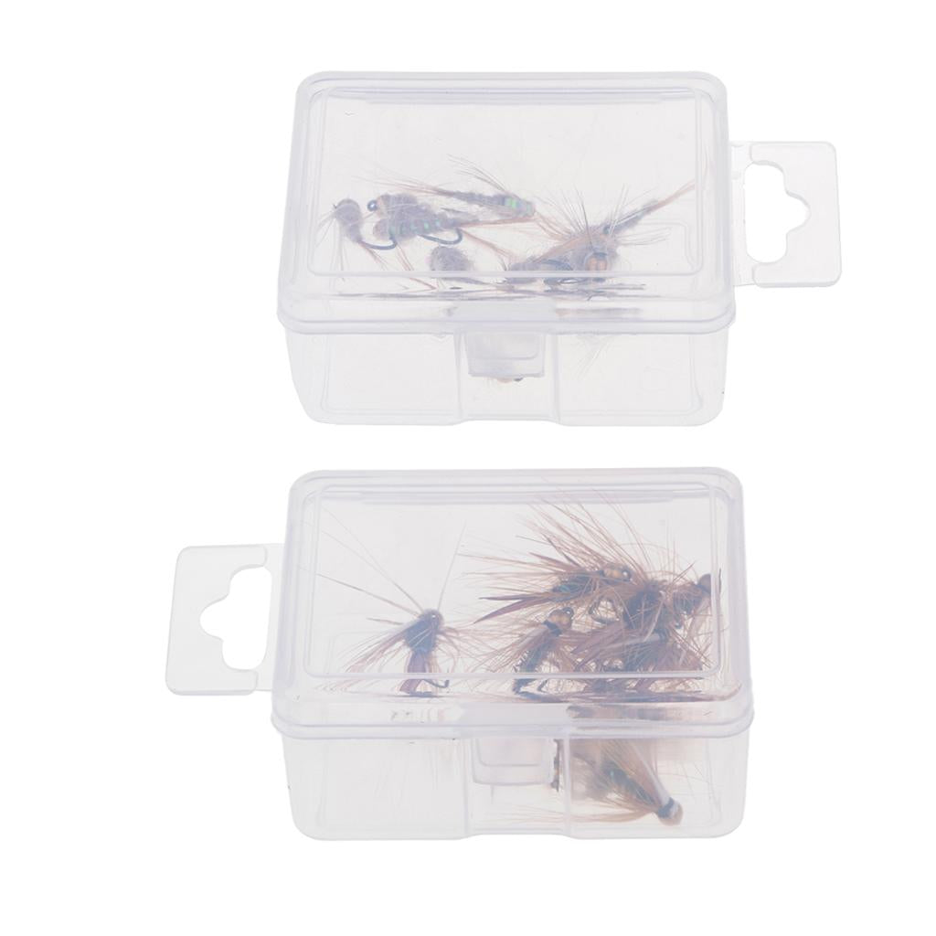 12pcs Bead Head Fly Fishing Nymph Flies and 12pcs Bead Head Prince Nymph