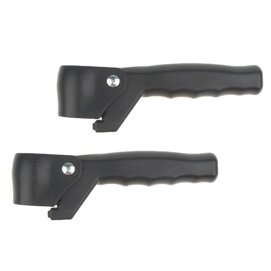 2x Walking Cane Stick Handle Folding Crutches Grip Auxiliary Handle Fit 22mm