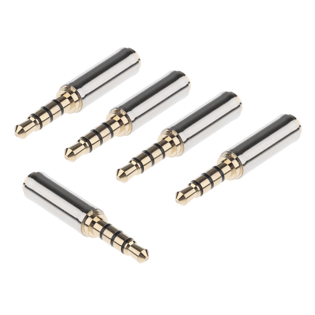 5x 3.5mm Male to 2.5mm Female Headphone Audio Adapter