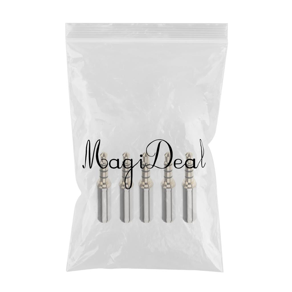 5x 3.5mm Male to 2.5mm Female Headphone Audio Adapter
