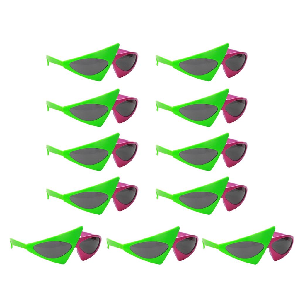 11 Pieces Funny Party Sunglasses Eye Glasses Costumes Photo Props