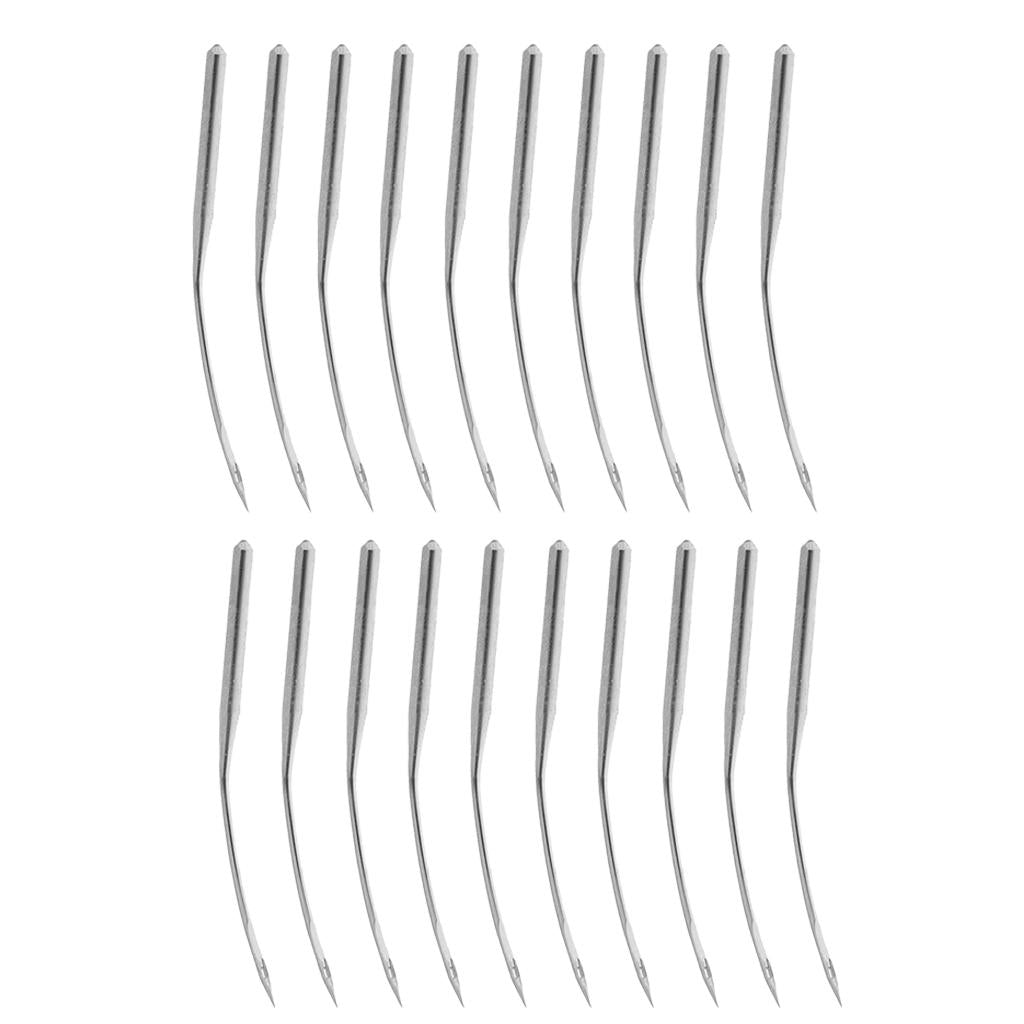20Pcs Portable Silver Metal Blindstitch Sewing Machine Needles LW*6T