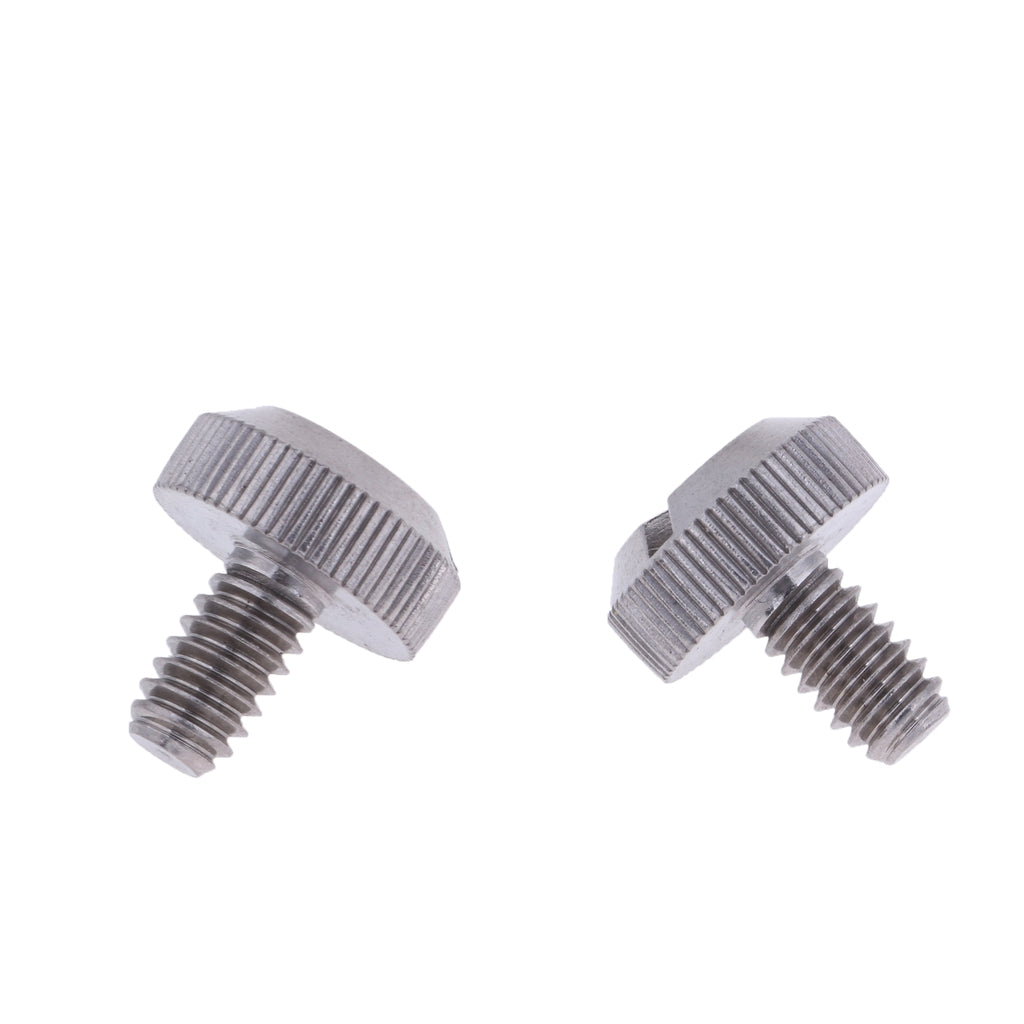 2pcs 1/4 Fender Seat Nut for Sportster Street Bob Fatbob"