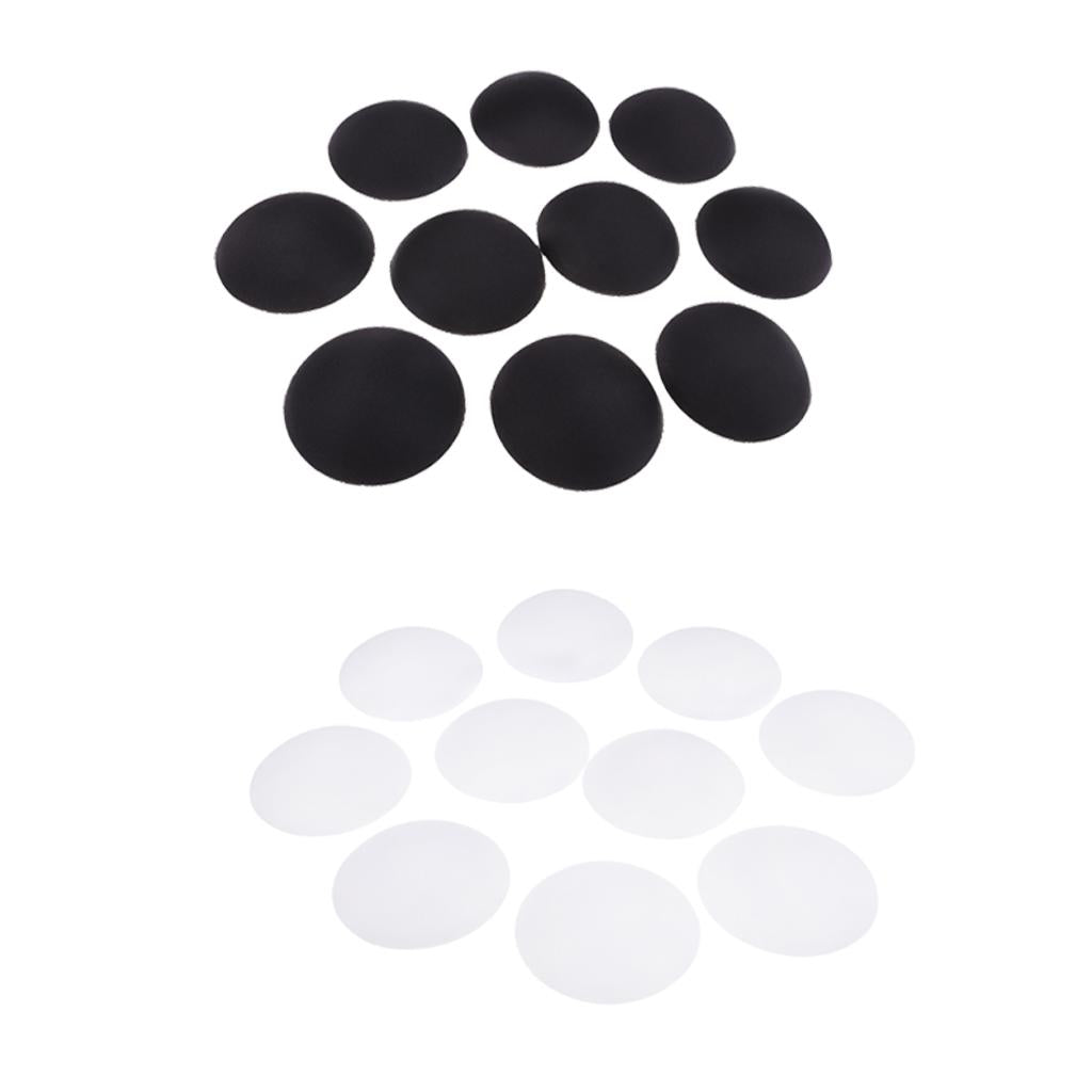 10 Pairs Women Bikinis Round Bra Pad Inserts Sponge Push Up Swimwear