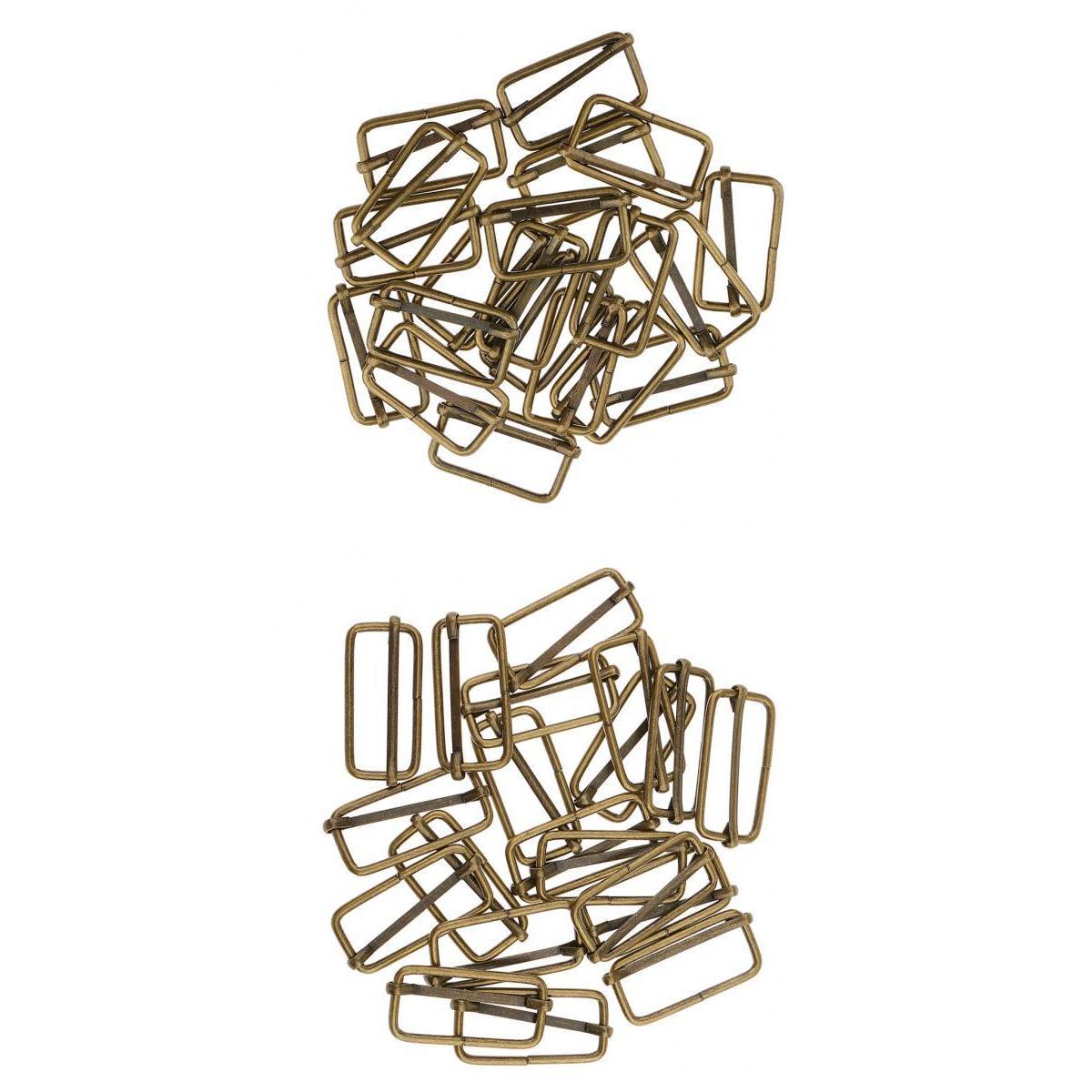 40Pcs Metal Adjustable Buckle Connector for Bag Strap 32mm 38mm Bronze
