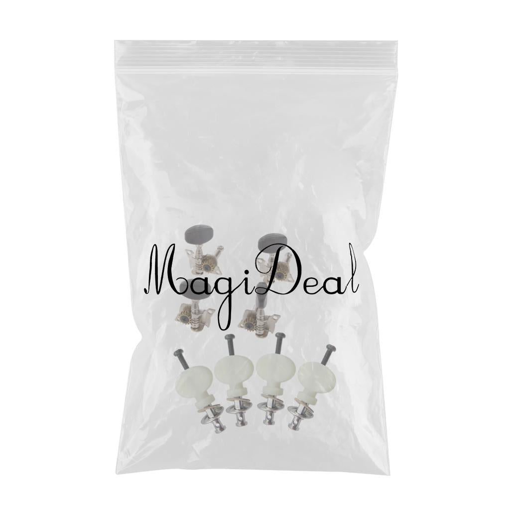 8pcs Button Tuning Pegs Machine Heads for Ukulele 4 Strings Guitars
