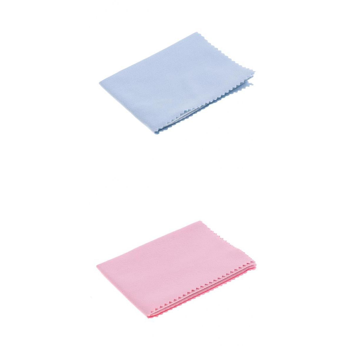 2pcs Microfibre Cleaning Polishing Cloth for Guitar Violin Erhu Piano Lute