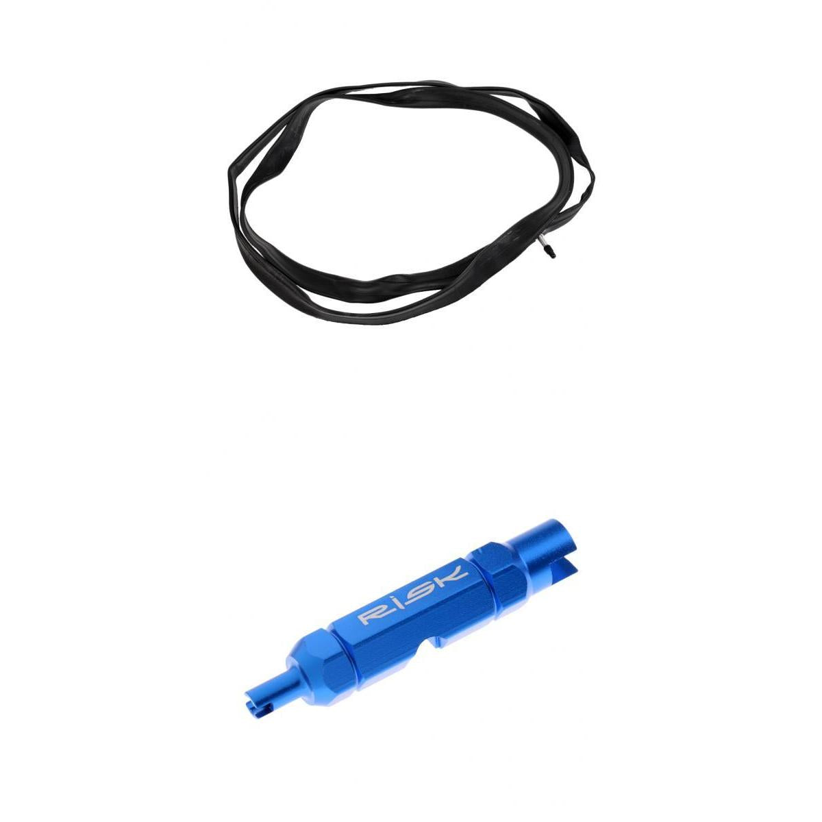 Bicycle Inner Tube 700 x 28/32C FV Valve Inner Tire & Valve Core Remover