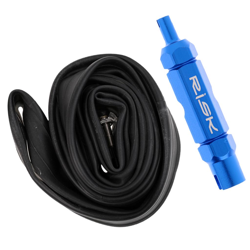 Bicycle Inner Tube 700 x 28/32C FV Valve Inner Tire & Valve Core Remover