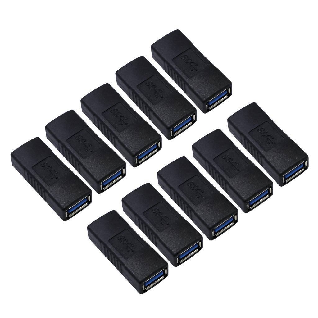 10x USB 3.0 Type A Female to Female Adapter Coupler Changer Connector