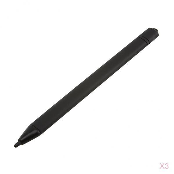 3 PENCIL for LCD Writing Drawing NEW Memo Board Black