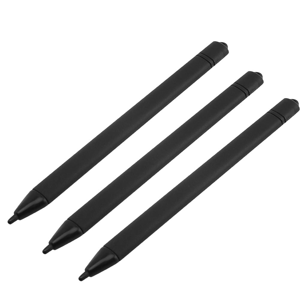 3 PENCIL for LCD Writing Drawing NEW Memo Board Black