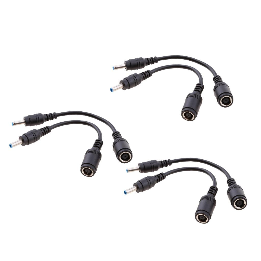 6 Pieces for HP DC Power Cable 7.4x5.0mm Female to 4.5x3.0mm Male