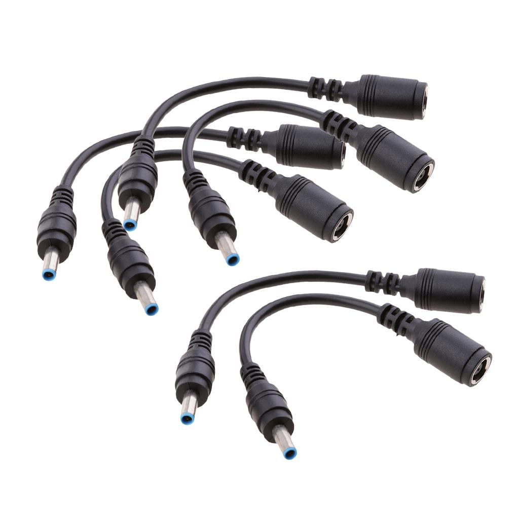 6 Pieces for HP DC Power Cable 7.4x5.0mm Female to 4.5x3.0mm Male