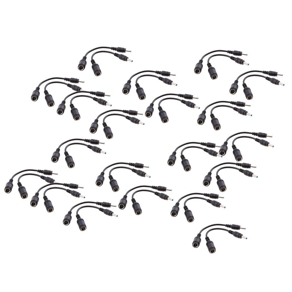 40 Pieces for HP DC Power Cable 7.4x5.0mm Female to 4.5x3.0mm Male