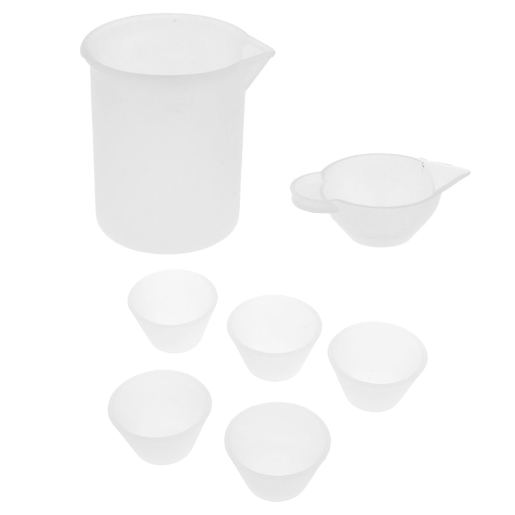 7 Pieces Epoxy Resin Measuring Mixing Cup Set DIY Jewelry Resin Glue Tools