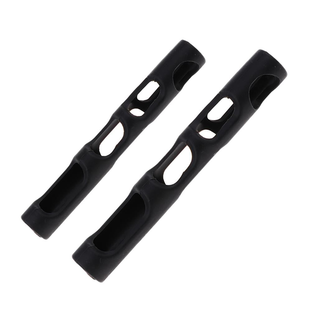 2 Pcs of Set Violin Bow Holder Hold Buddy for Violin Accessories 9.4cm+7.8cm