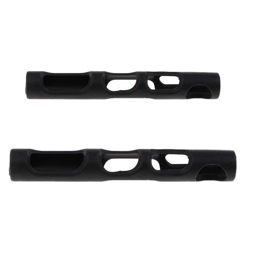 2 Pcs of Set Violin Bow Holder Hold Buddy for Violin Accessories 9.4cm+7.8cm