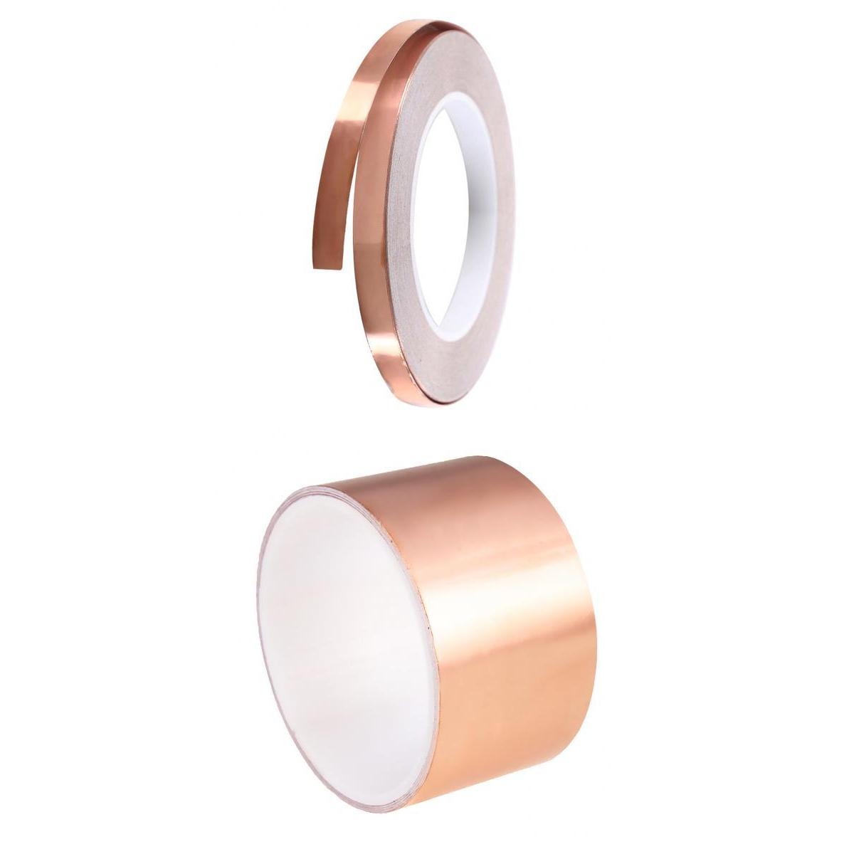 2x Roll of Copper Foil Tape Transformer Copper Foil Shielding Tape
