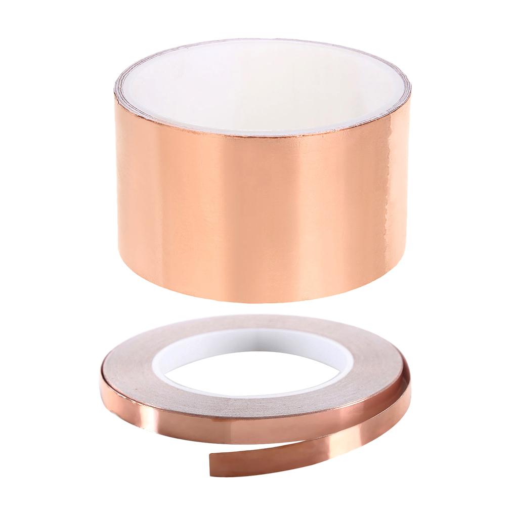 2x Roll of Copper Foil Tape Transformer Copper Foil Shielding Tape