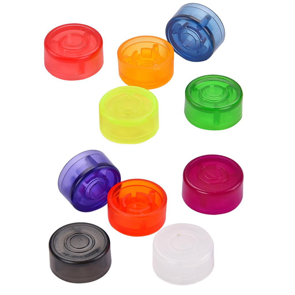 10 Pieces Colorful Foot Nail Cap Protection Cap for Guitar Pedal Effect