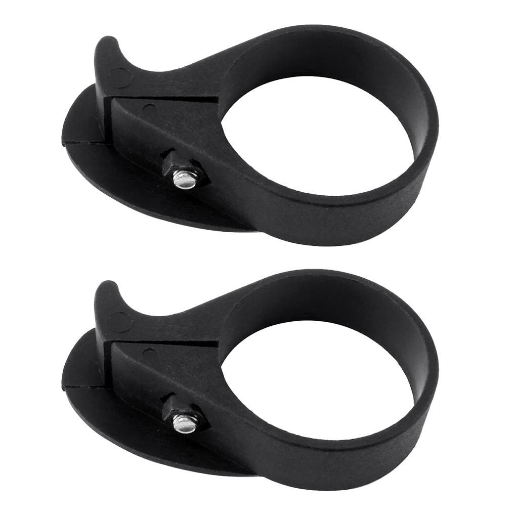 2pcs Anti-drop Bike Bicycle Single Chain Guide Protector Clamp Watcher Black
