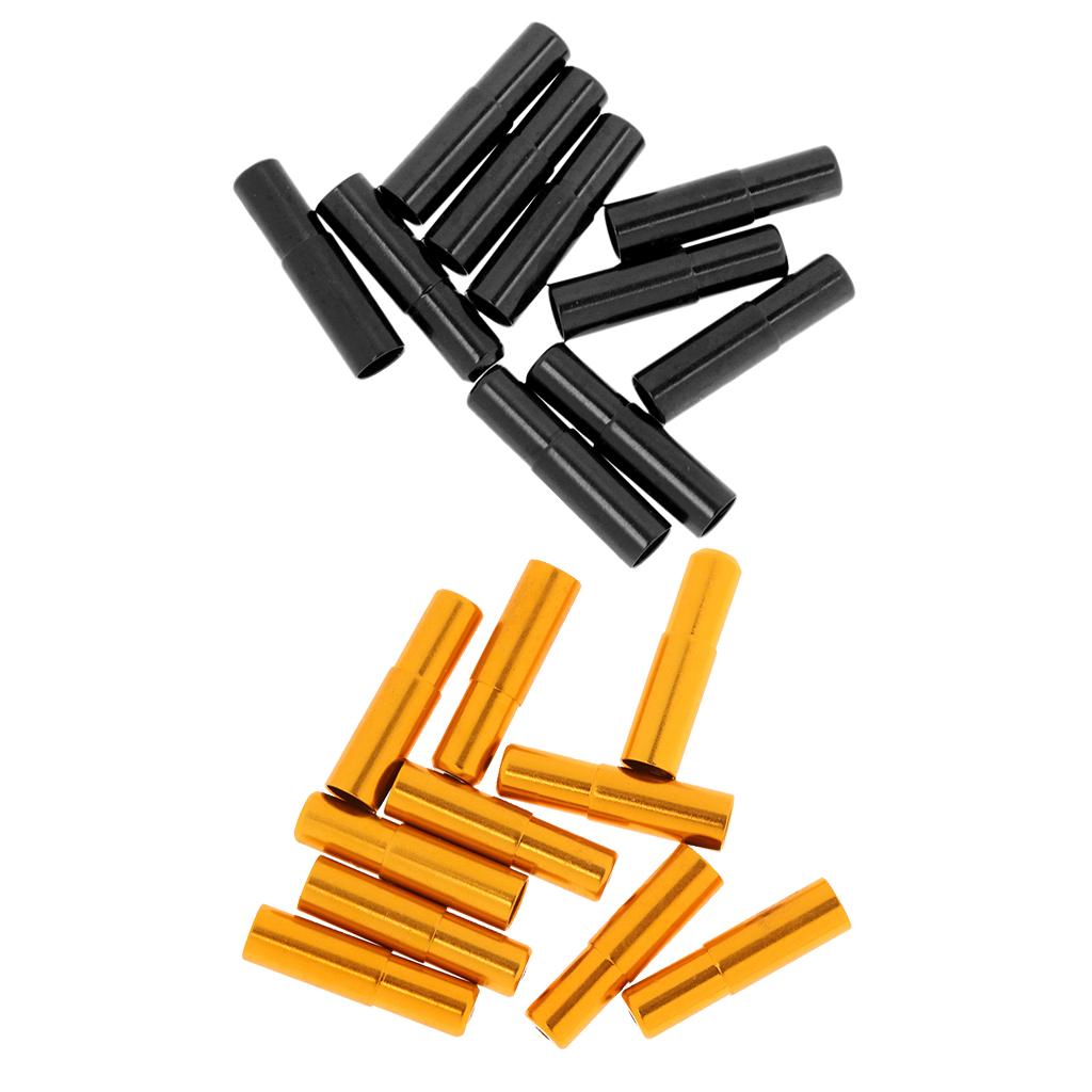 20 Pieces Alloy Bicycle Bike Shifter Cable Housing End Caps Cover 4mm