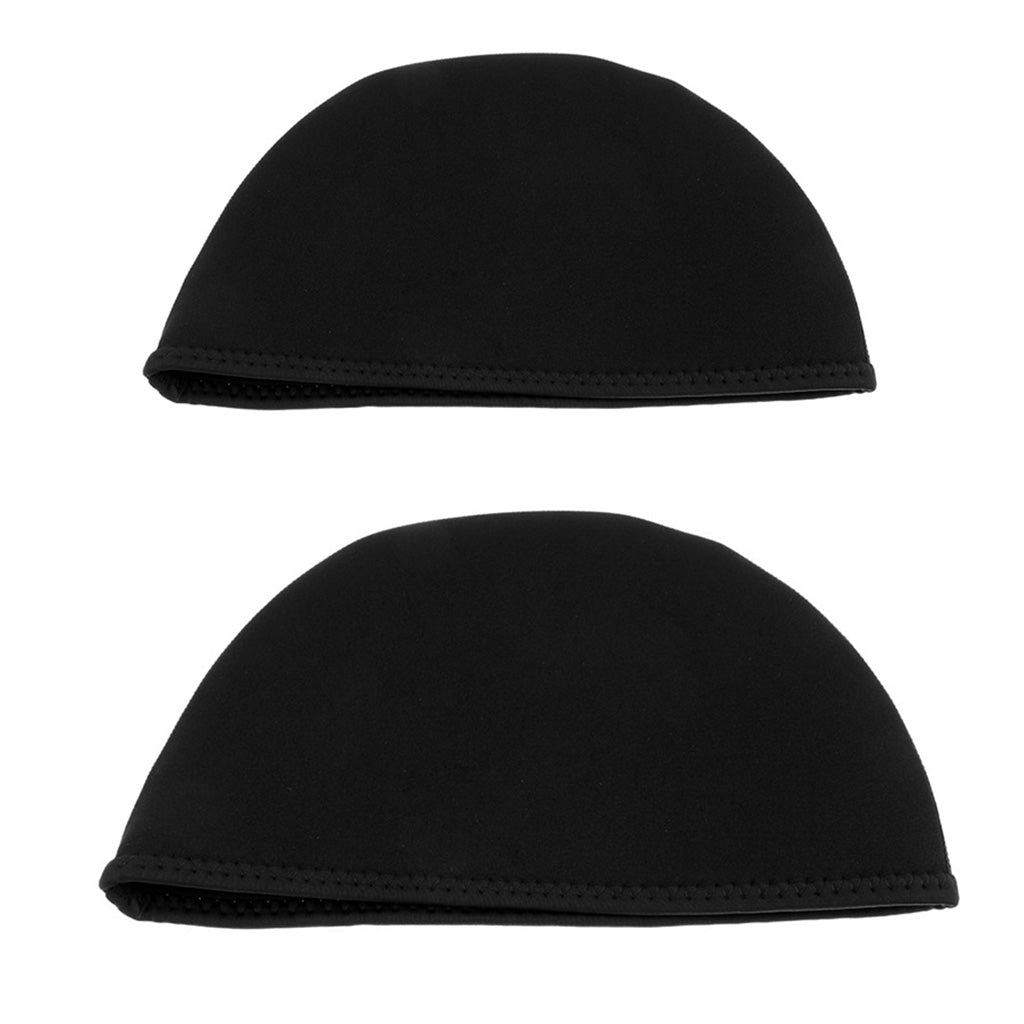 2Pcs 2mm Neoprene Beanie Hat Super Stretchy Warm Waterproof Swimming Cap