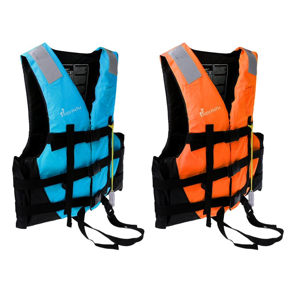 2Pcs Life Jacket Kayak Canoe Boat Swimming Fishing Vest Buoyancy Aid M L