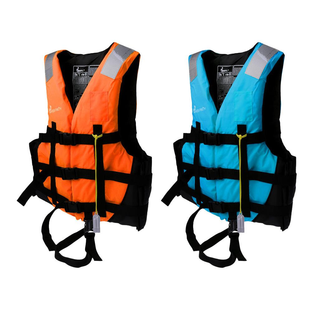 2Pcs Life Jacket Kayak Canoe Boat Swimming Fishing Vest Buoyancy Aid M L