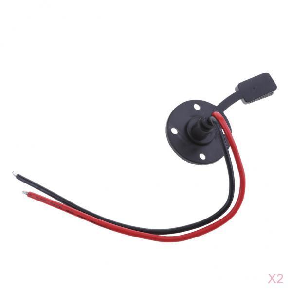 2 Pieces Auto Motorcycle Boat SAE Adapter Connector for Waterproof Cap