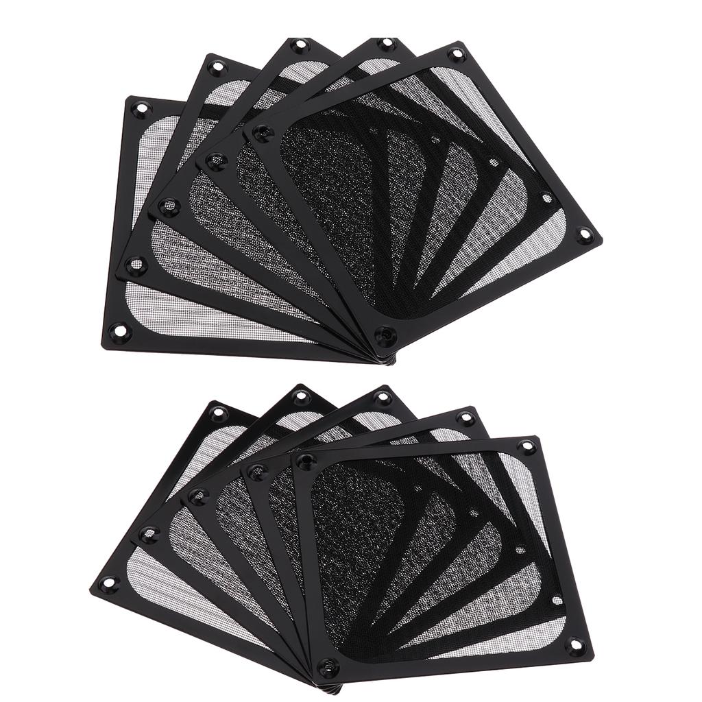 10PC 120mm Dustproof Case Fan Dust Filter Guard Grill Protector Cover for PC