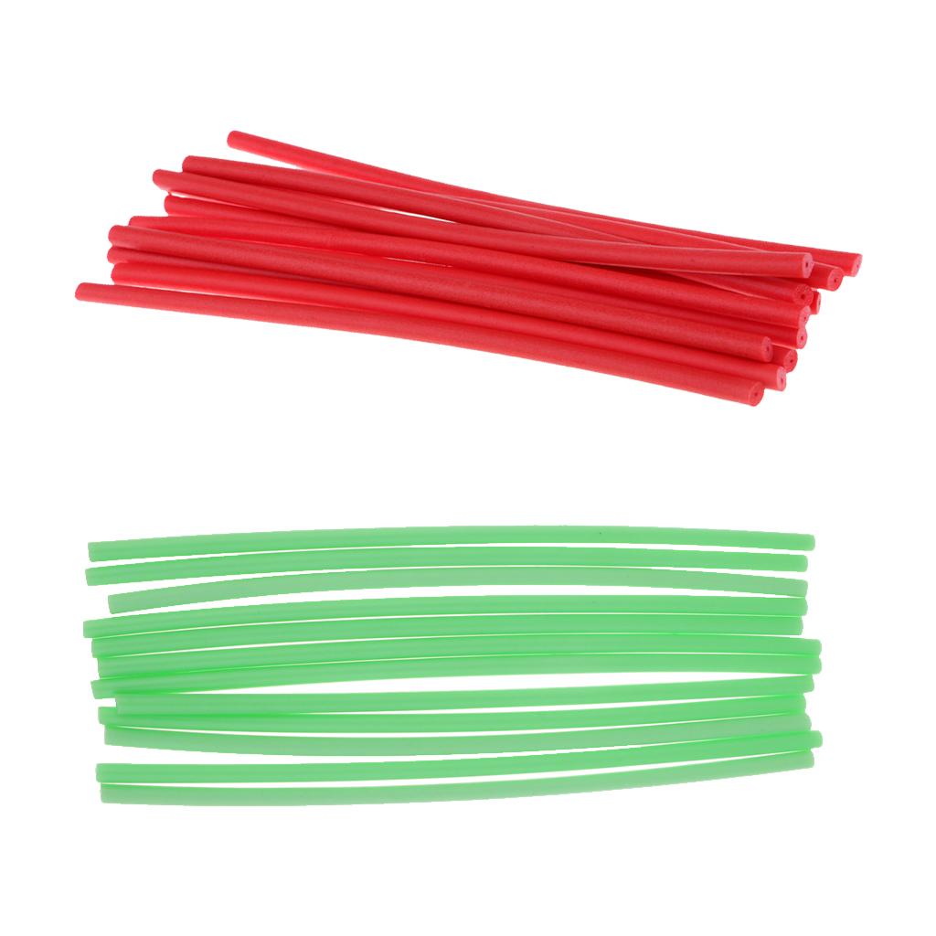 24pcs Fly Tying Foam Cylinder for Fishing Float Making Fly Tying Rig Making