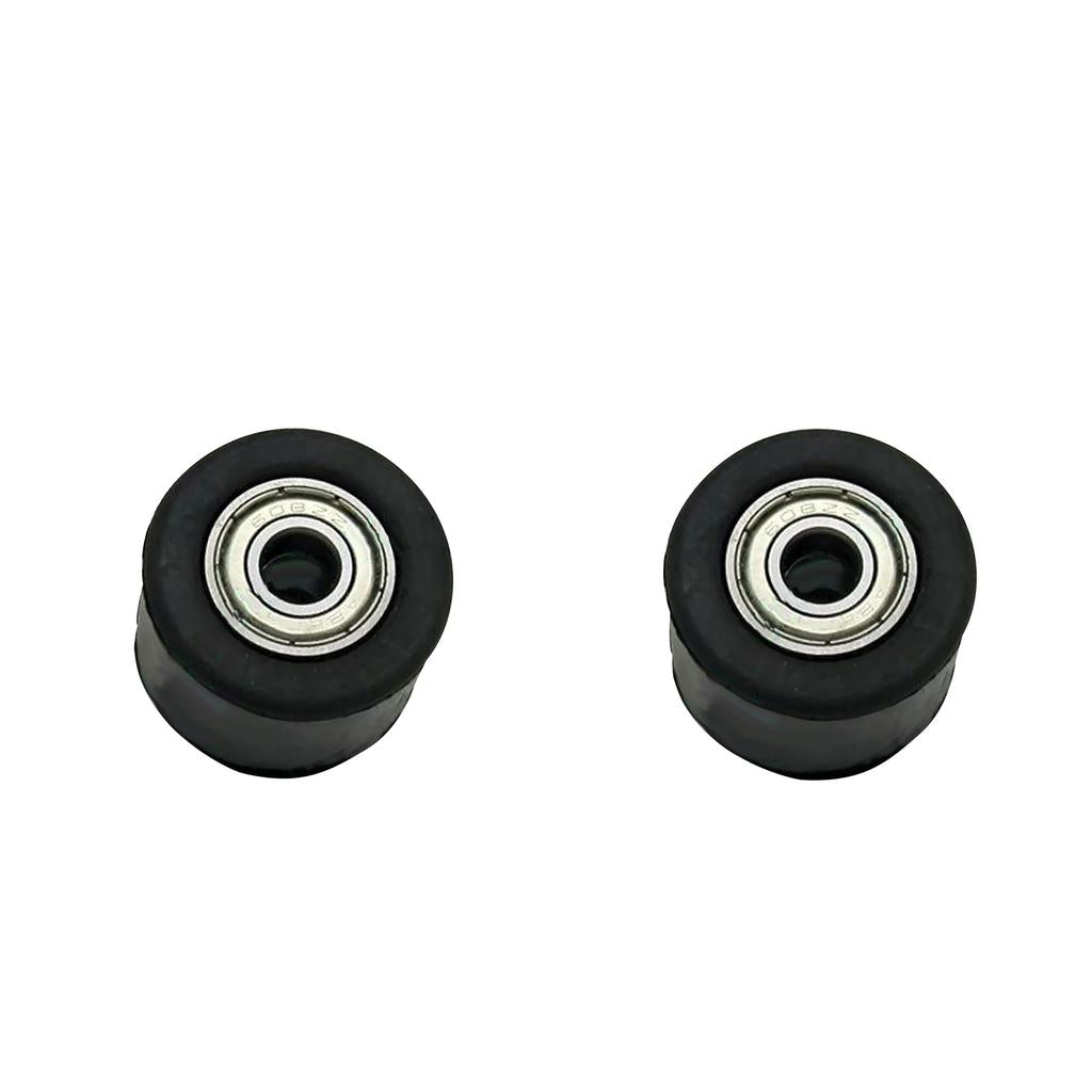 2 Pieces Chain Roller Tensioner Pulley Wheel Guide for CRF YZF RMZ KLX