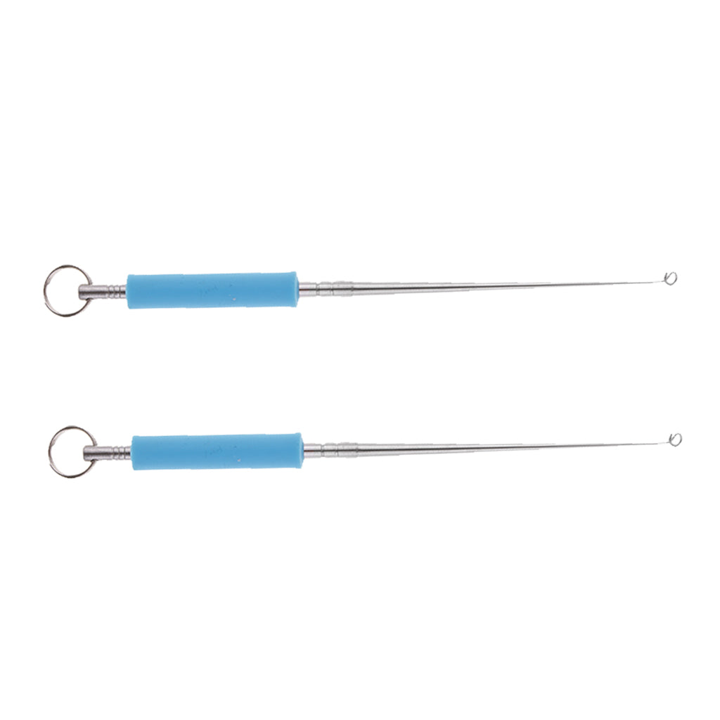 2pcs Stainless Steel Fishing Hook Remover Fish Hook Extractor Detacher 13cm