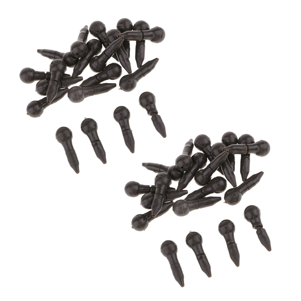 40 Set Fishing Quick Change Beads Hair Rigs Hook Links Carp Accessories 18mm