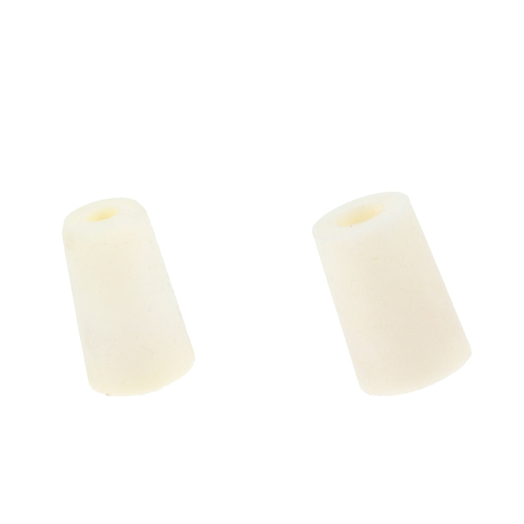 2 Pieces Lab Solid Tapered Silicone Plug Stopper Bung for Test Tube Bottle
