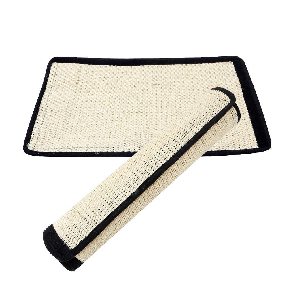 2 Pcs Sisal Kitten Scratching Pad Cat Toy Training Board Mat Home Protection