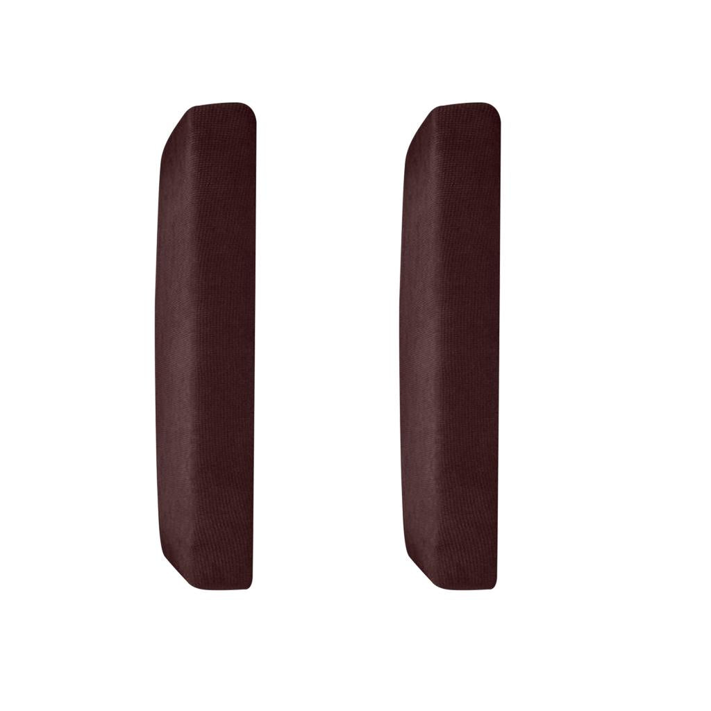 2Pcs Sofa Futon Seat Cushion Cover Couch Slipcover Protector Dark Brown _ M