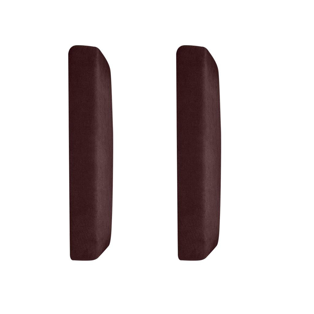 2Pcs Sofa Futon Seat Cushion Cover Couch Slipcover Protector Dark Brown _ M