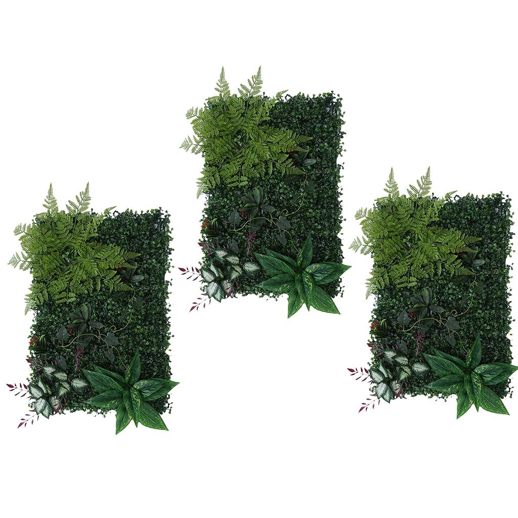 3 Artificial Plants Lawn Wall Wedding Venue Foliage Pillar Main Road Decor