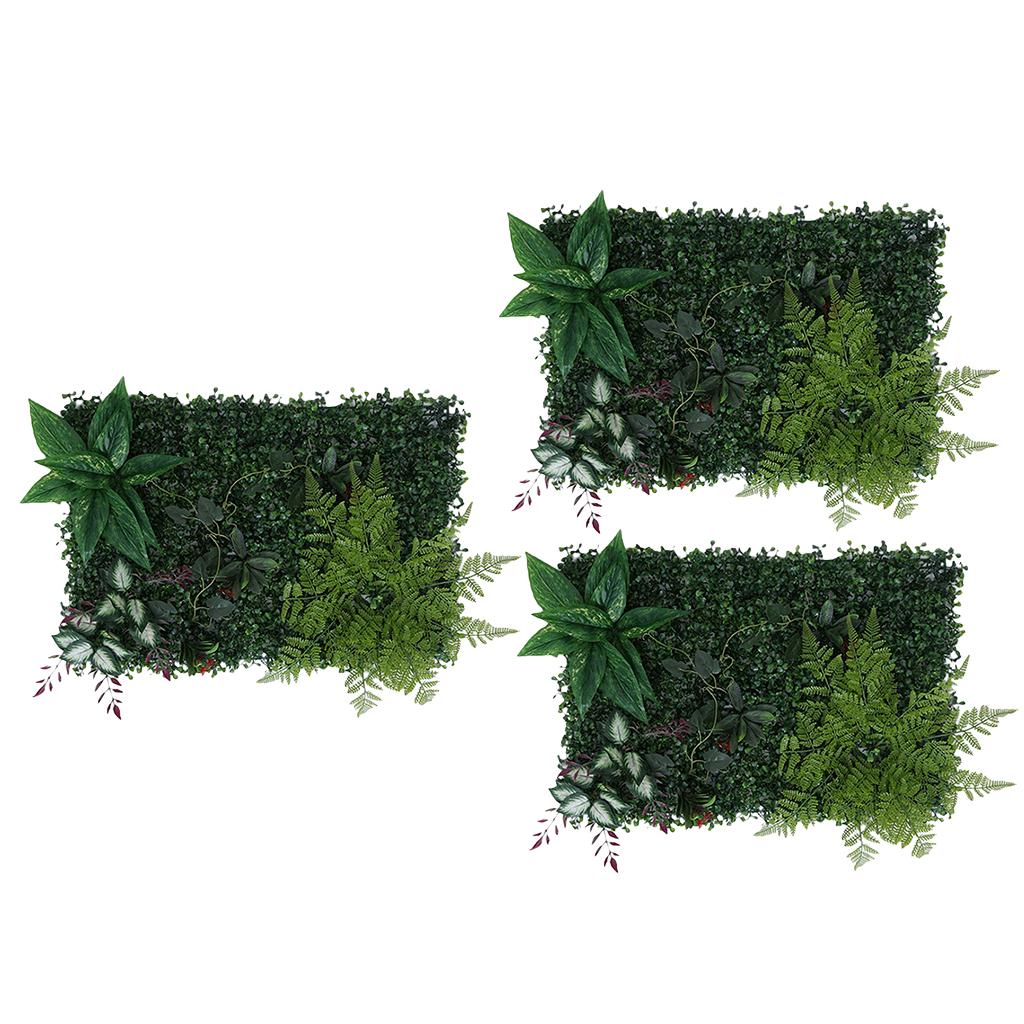 3 Artificial Plants Lawn Wall Wedding Venue Foliage Pillar Main Road Decor